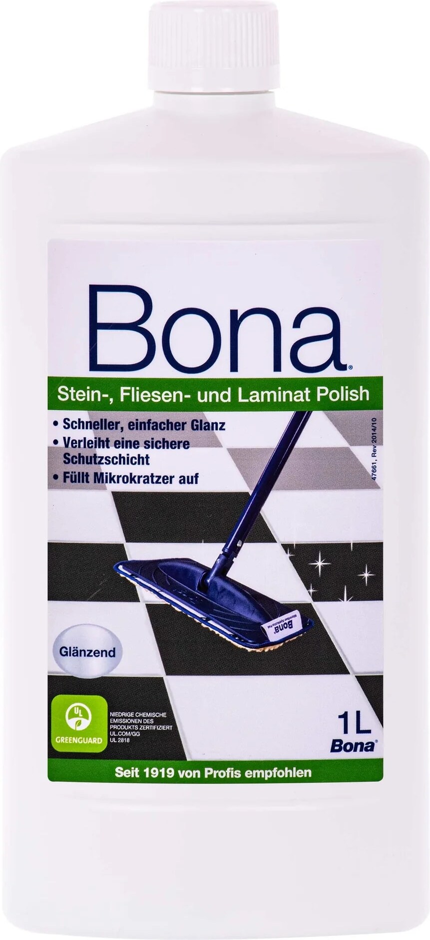 BONA Polish 1 Liter für Fliesen, Stein und Laminat glänzend gloss