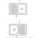 thumbnail of Villeroy&Boch Spülbecken, Küchenspüle Condor 45 Stone White 800x510mm, Unterschrankbreite 45cm