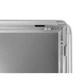 thumbnail of Klapprahmen »Snap Frame« DIN A1, 25 mm Aluminium-Klemmprofil, silber