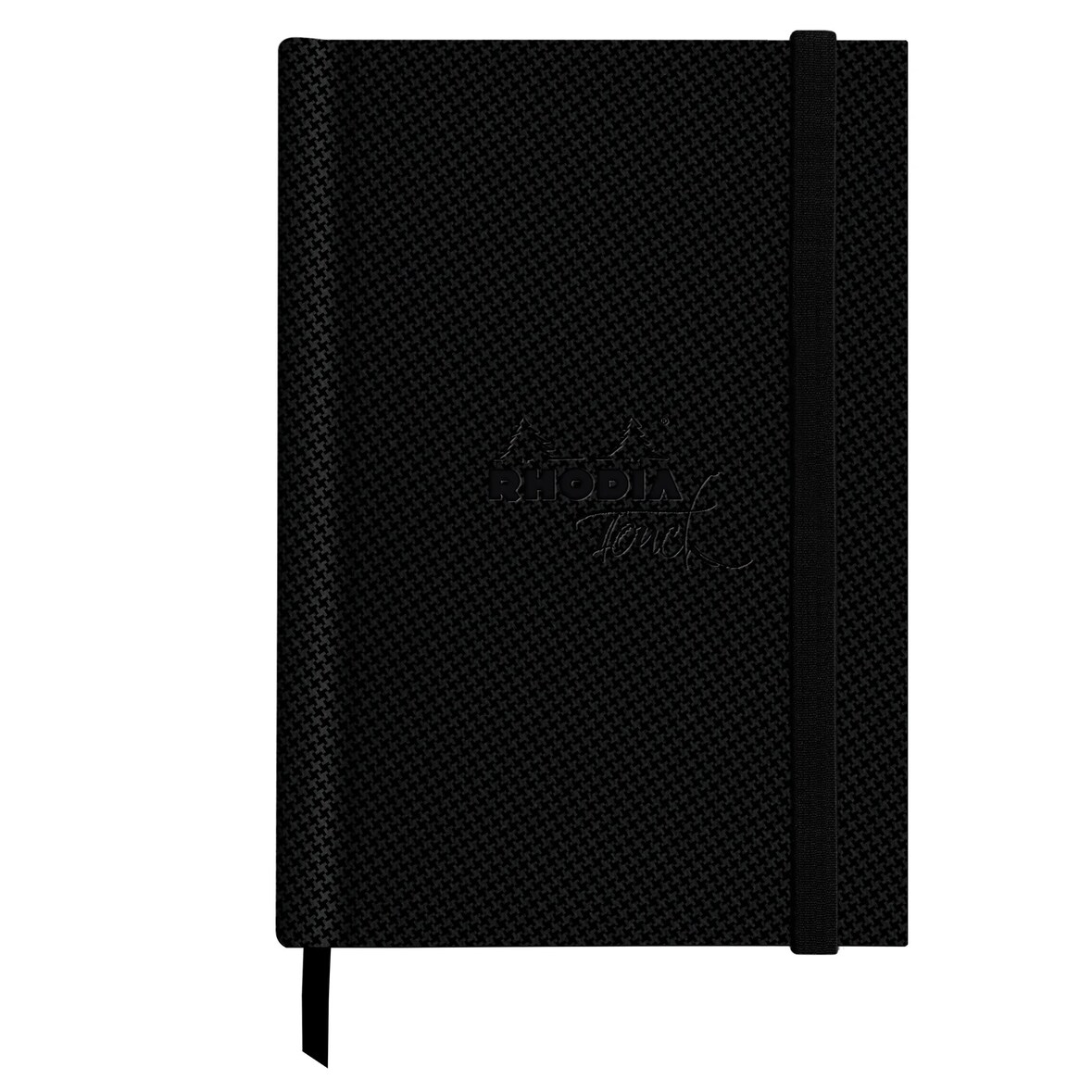 Rhodia Touch, Watercolor Book A5, Papier mit satinierter Körnung aus 100% Hadern 300g, 20 Blatt - Schwarz 116158C