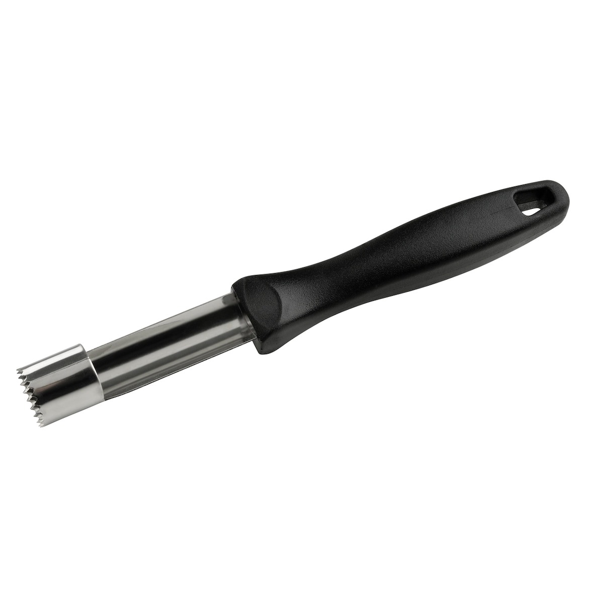 METRO PROFESSIONAL Descorazonador de manzanas, acero inoxidable, Ø 2.2 x 22 cm, mango ergonómico, negro,