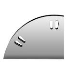 thumbnail of aro Serviettenhalter, Edelstahl, 15 x 2.5 x 7 cm, halbrund, 2 Stück