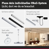thumbnail of Paulmann URail Schienenspot 3-Step-Dim Hildor  850lm 15W 3000K dimmbar 230V Chrom matt 96787