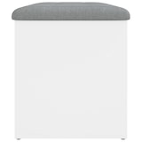thumbnail of Décoshop26 - Banco de almacenaje blanco 82 x 42 x 45 cm madera de ingeniería blanco DEC024713
