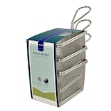 thumbnail of METRO PROFESSIONAL Cestino da portata, acciaio inox, 10 x 12.5 cm, rettangolare, con manico, argento, 3 unità