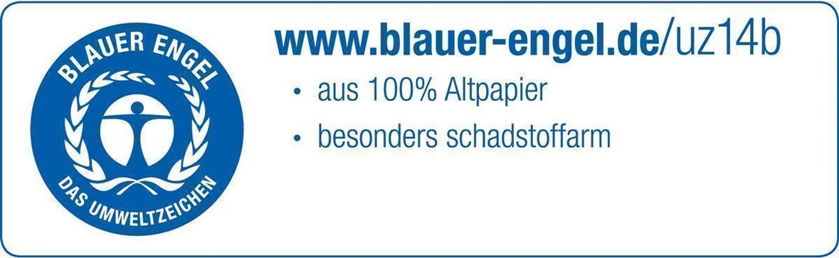 ELBA Hängehefter 100555351 DIN A4 kaufm./Amtsheftung Karton blau
