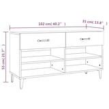 thumbnail of Helloshop26 - Scarpiera mobile contenitore per scarpe mobile per ingresso/corridoio/soggiorno 102 x 35 x 55 cm legno ingegnerizzato 02_0021420