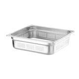 thumbnail of Bacinella inox Gastronorm FORATE GN 2/3 (cm. 32,5x35,4), altezza 4 cm