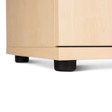 thumbnail of Armário com portas 78x90x45cm estrutura lateral + prateleiras cor cinza / tampa + frente cor cinza