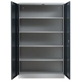 thumbnail of PROREGAL Stahlschrank BEE mit 9 verzinkten Fachböden | HxBxT 195x120x60cm | Grau-Anthrazit | Werkstattschrank Werkzeugschrank Aktenschrank