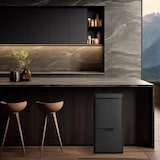 thumbnail of WELL HOME - Recycling-Abfalleimer 62L (37L+25L), 2 Fächer, automatisches Öffnen, Edelstahl Schwarz