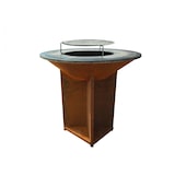 thumbnail of PURLINE Barbecue grande em aço corten com chapa de aço e grelha EFP56CO