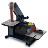 thumbnail of EBERTH Bandschleifmaschine 300W – elektrisch, mit Tellerschleifer, verstellbar, inkl. Schleifpad & Schleifband