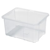 thumbnail of PROREGAL Mehrzweck Aufbewahrungsbox mit Deckel | Transparent | BxTxH 60x40x26cm | 5 Stück | Lagerkiste, Transportbox, Stapelbox, Kunststoffkiste