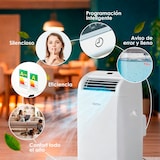 thumbnail of Daitsu Aire acondicionado portátil Aeris Dual 4 en 1 Frío/Calor hasta 22 m² Blanco APD-09FCXB