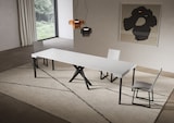 thumbnail of Ausziehbare Konsole 90x40/300 cm Saki-weiße Esche mit anthrazitfarbenen Beinen