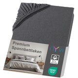 thumbnail of Spannbettlaken DreamScience Premium - Komfort Spannbetttuch, 190g/m², Einlaufschutz, Bügelfrei, mit Gummizug 140x200 - 160x200 cm anthrazit