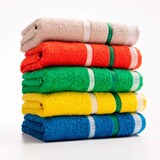 thumbnail of WellHome - Badetuch-Set (70 x 140 cm + 30 x 50 cm + 50 x 90 cm) 450 g/m², 100 % Baumwolle