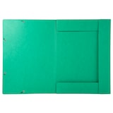 thumbnail of Sammelmappe/Eckspannermappe A3 600g Manila grün m. 3 Klappen u. Gummiband