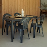 thumbnail of SHAF - Pack de 24 Sillas Menorca - Apilables, Ergonómicas y Resistentes a rayos UV - Fabricadas en España con Plástico Reciclado - Color Antracita