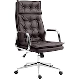 thumbnail of Sedia da Ufficio Sotira in Vera Pelle marrone