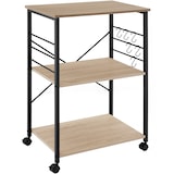 thumbnail of tectake Carrito-estantería Rugby 65,5x45,5x88,5cm  Madera Industrial Clara, Roble Sonoma