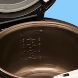 thumbnail of REISHUNGER Digitaler Reiskocher & Dampfgarer Schwarz | 1,5 L bis 8 Personen | Warmhaltefunktion, Timer & Premium Innentopf | 12 Programme