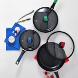 thumbnail of Benetton - Sartén Con Tapa 24X4,8Cm Aluminio Forjado Inducción Verde Rainbow