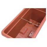 thumbnail of Pot Cassettone Mega 80x40x34 cm met schotel - kleur: duifgrijs