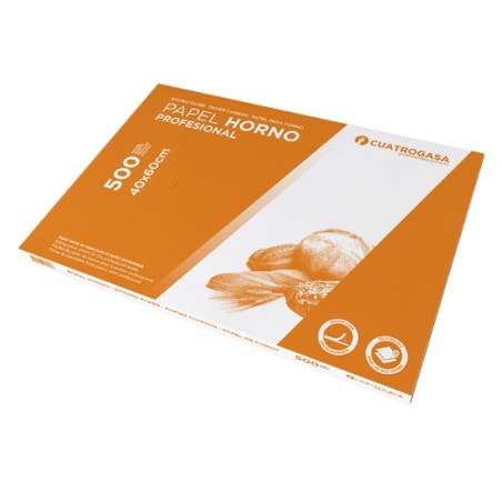 Papel manteiga profissional cortado em caixa de 500