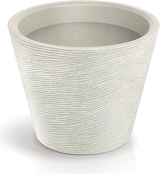thumbnail of Prosperplast - Blumentopf aus Rotationsgeformtes Polyethylen 41L Ø48x38cm in farbe Sandweiß - Tubra Round ETHICK