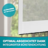 thumbnail of Fliegengitter Insektenschutz Tür Alurahmen auf Maß Mückengitter Balkontür,Farbe:braun (RAL8017),Größe (Breite x Höhe):100 x 210 cm