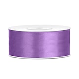thumbnail of Satin Geschenkband 25mm 5 Farben je 25m lang orange rot weinrot Lavendel lila Schleifenband Geschenkverpackung Geburtstag Hochzeit Weihnachten