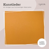 thumbnail of Lycce Bankauflage SENF Klemmkissen Sitzkissen 1 Leiste 35cm Klemmtiefe Kunstleder, Breite 40cm x Klemmteife 35cm / Sitztiefe 38cm x Höhe 6cm