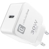 thumbnail of Cellularline USB Typ-C Travel Charger One 30W White