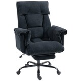 thumbnail of HOMCOM Sedia da Ufficio Reclinabile con Poggiapiedi Nero