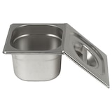 thumbnail of GN-Aufsatzbord für 3 Stück 1/6 Gastronormbehälter inkl. 1/6 GN-Behälter mit Deckel