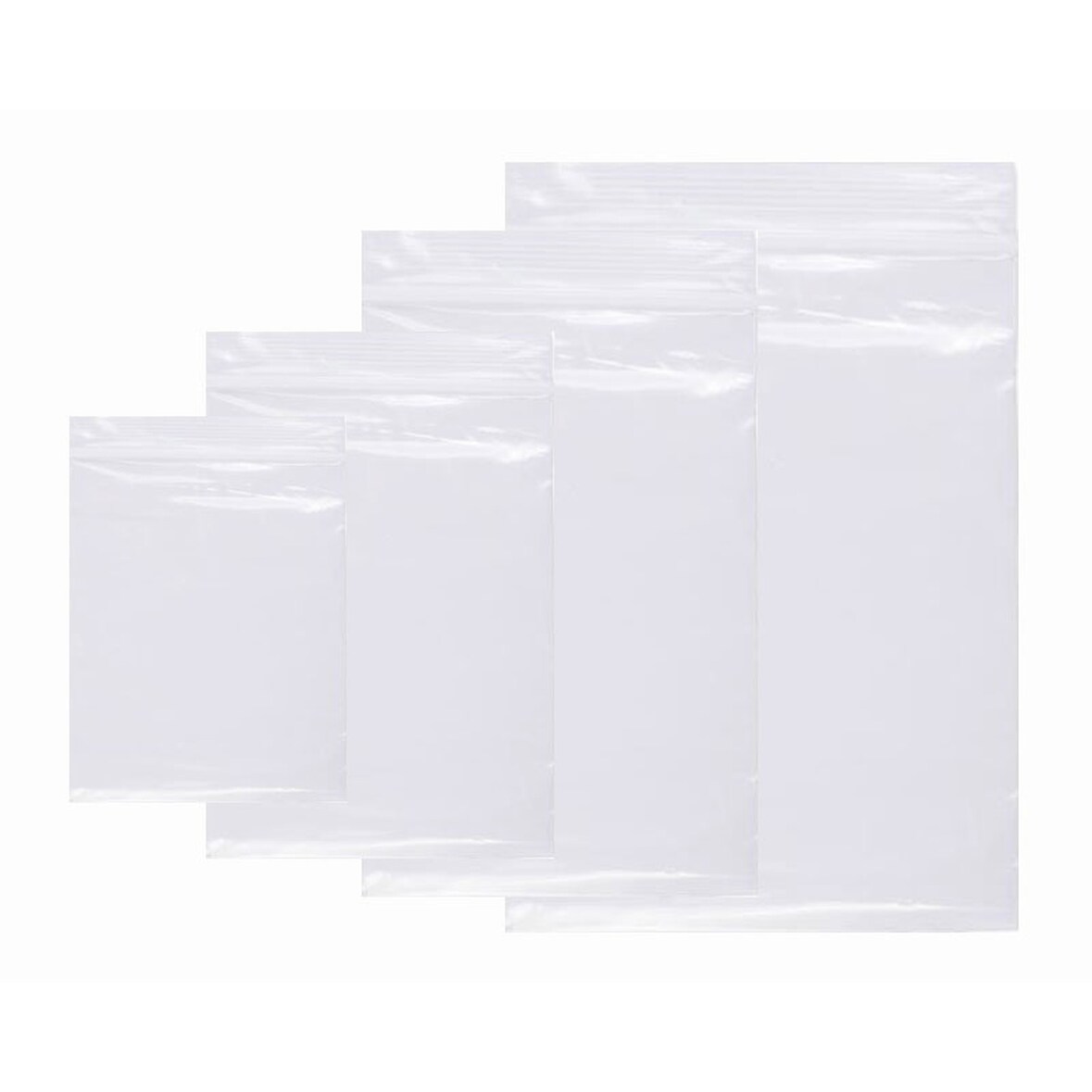 Druckverschlussbeutel-Set 60x80mm 120x170mm 180x250mm 220x310mm  1000 tlg.