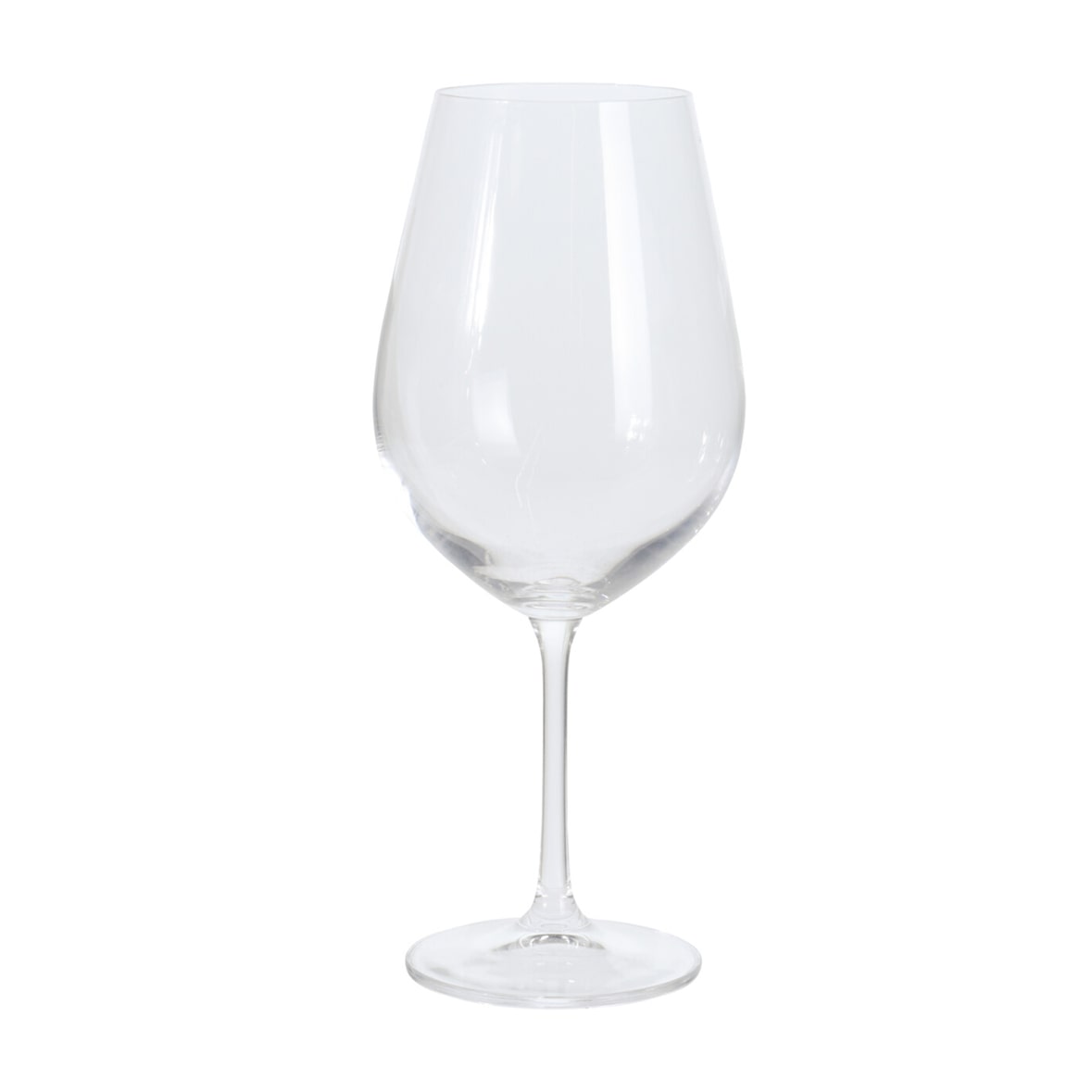 WellHome - 4er-Set Rotweingläser à 690 ml mit geprägtem Streifendesign