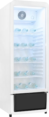 thumbnail of Exquisit Glastürkühlschrank GKS220-GT-431D weiß | 240 l Nutzinhalt | No Frost | 1–10 °C | Standgerät