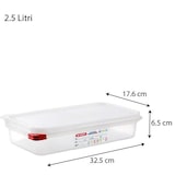 thumbnail of Hermetico Gastronorm GN1/3 65mm 2,5 l