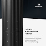 thumbnail of Pantheon Cortina Pavillon 3x3m | wetterbeständig | Aluminium | pulverbeschichtet | Rollläden Anthrazit / Schwarz