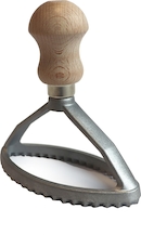 Mattarello In Legno Di Faggio 40 Cm - Naturale E Resistente - EVERYJOY Utensile Da Cucina