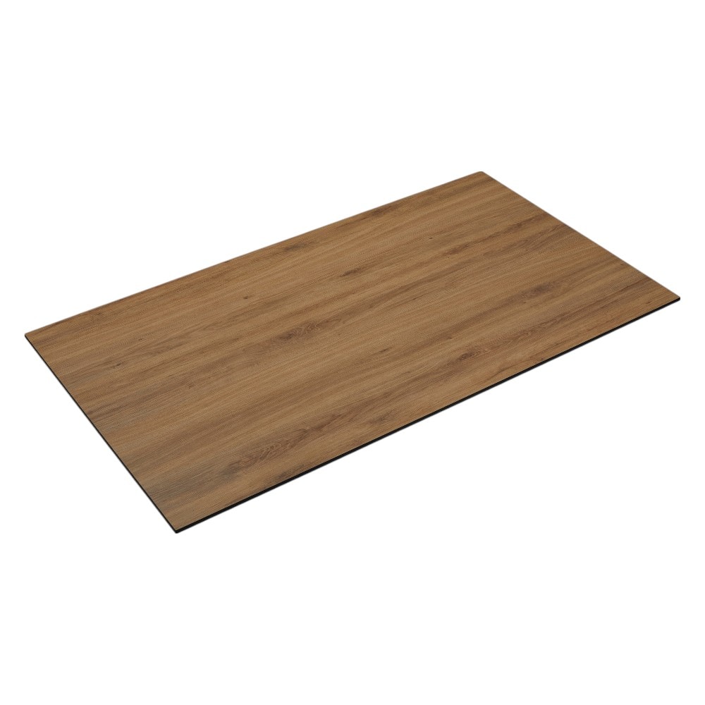 Tischplatte Outdoor | HPL Compact | Eiche Natur | 120x70 cm | Made in Germany