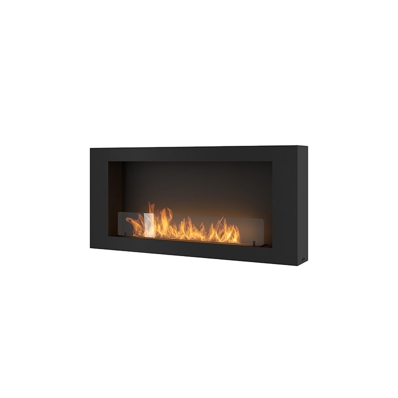 MURALL 120 - Biocamino da parete - Nero