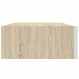 thumbnail of vidaXL Wandmontiertes Schubladenregal Eiche und Weiß 40 x 23,5 x 10 cm MDF