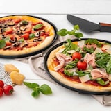 thumbnail of Zenker 3-tlg. Pizza Set Pizzaform Backblech Pizzaschneider Antihaftbeschichtung