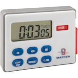 thumbnail of Minuteur digital, chronomètre et horloge 24H avec mémoire - Matfer