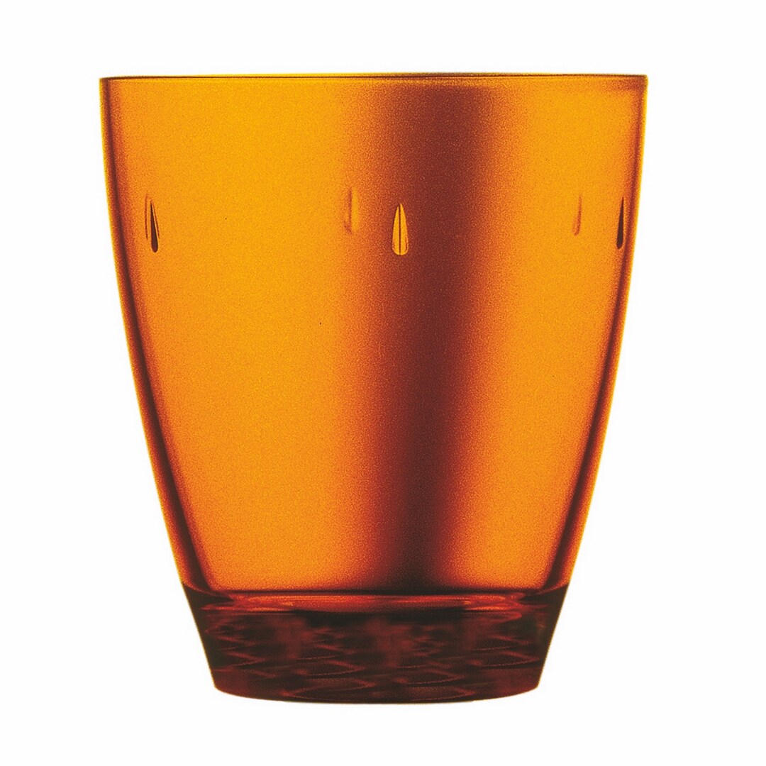 Mepra POLY GLAS 0,33 SPA & WELLNESS, 12er Set Amber