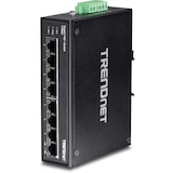 thumbnail of TRENDnet TI-PG80 Switch industriale temprato a 8 porte con guida DIN Gigabit PoE+
